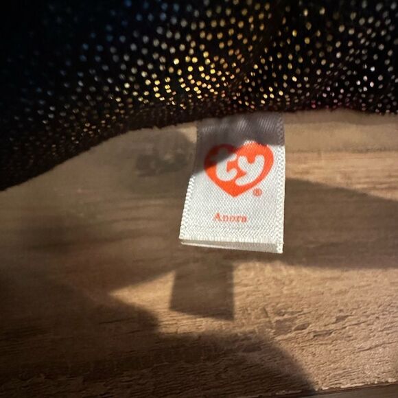 NWOT TY Beanie Boo Anora the Black Rainbow Dragon - Picture 9 of 11